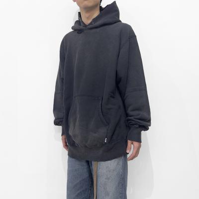 SUGARHILL [ AGED HOODIE ] ASH BLACK