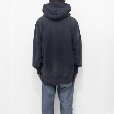SUGARHILL [ AGED HOODIE ] ASH BLACK