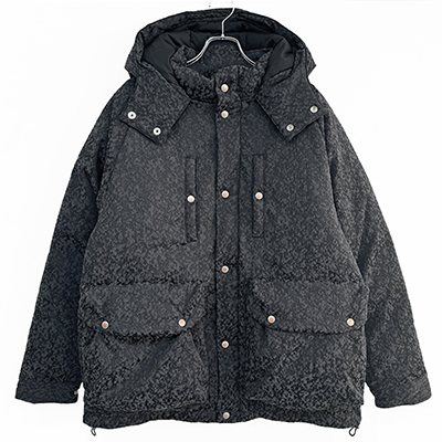 SUGARHILL [ URETHANE JACQUARD PUFFER JACKET ] BLACK