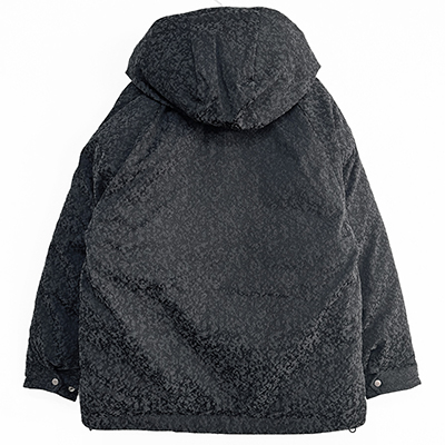 SUGARHILL [ URETHANE JACQUARD PUFFER JACKET ] BLACK