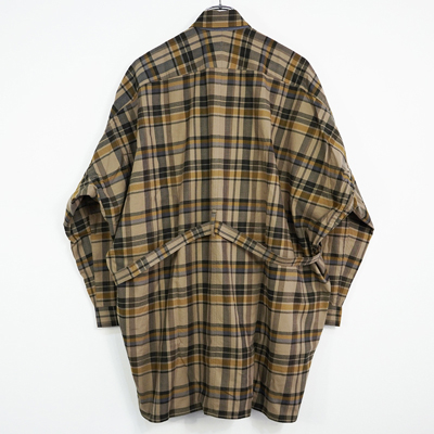 ESSAY [ DRAPE SHIRT (SH-1) ] BEIGE CHECK