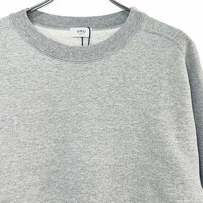 URU [ CREW NECK SWEAT ] H.GRAY