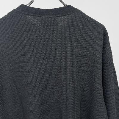 refomed [ AZEAMI THERMAL TEE ] CHARCOAL