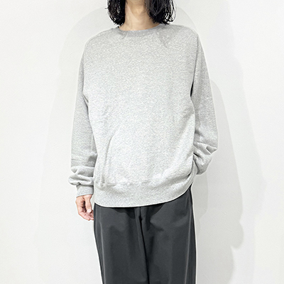 URU [ CREW NECK SWEAT ] H.GRAY