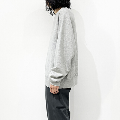 URU [ CREW NECK SWEAT ] H.GRAY