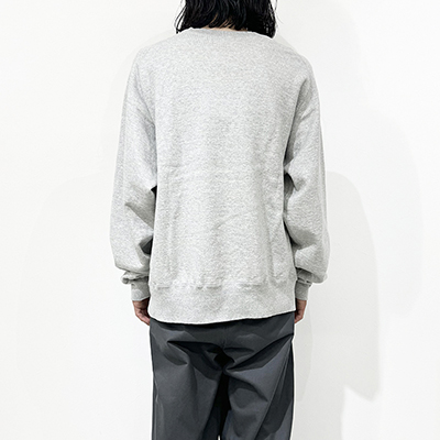 URU [ CREW NECK SWEAT ] H.GRAY