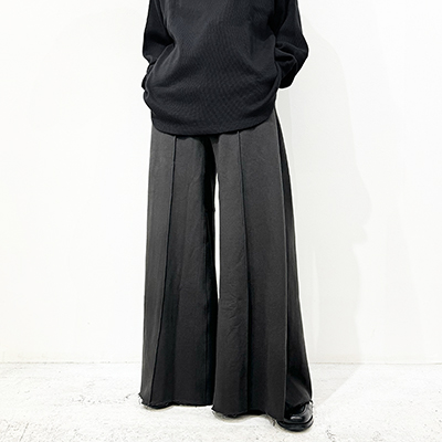 SHINYAKOZUKA [ ORDINARY HOME PANTALON ] OFF BLACK