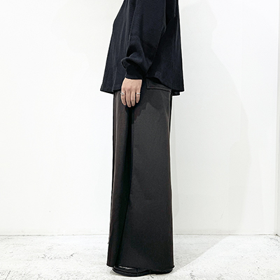 SHINYAKOZUKA [ ORDINARY HOME PANTALON ] OFF BLACK