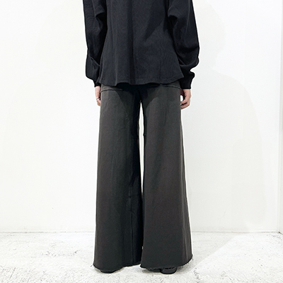 SHINYAKOZUKA [ ORDINARY HOME PANTALON ] OFF BLACK