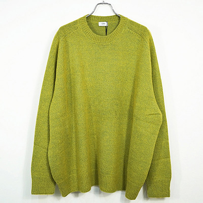 URU [ CREW NECK KNIT ] Y.GREEN