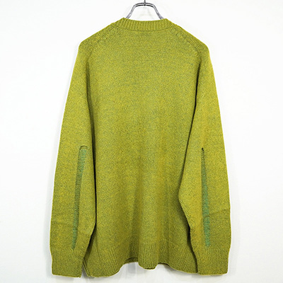 URU [ CREW NECK KNIT ] Y.GREEN