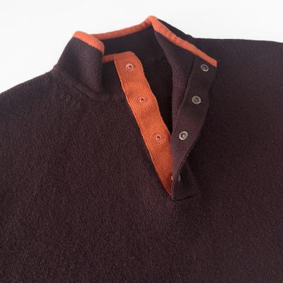 UNUSED [ US2517 (5G Wool pullover knit) ] BURGUNDY