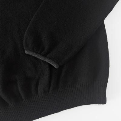 UNUSED [ US2517 (5G Wool pullover knit) ] BLACK
