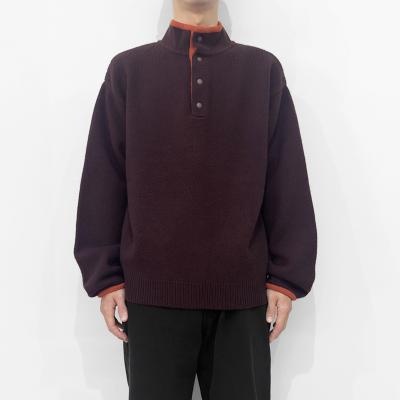 UNUSED [ US2517 (5G Wool pullover knit) ] BURGUNDY