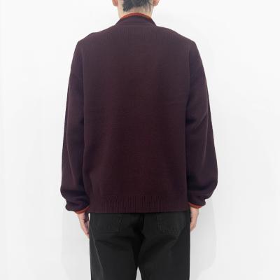 UNUSED [ US2517 (5G Wool pullover knit) ] BURGUNDY
