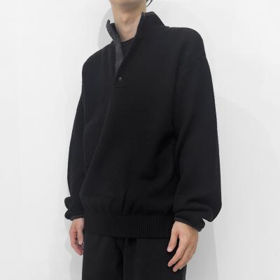 UNUSED [ US2517 (5G Wool pullover knit) ] BLACK