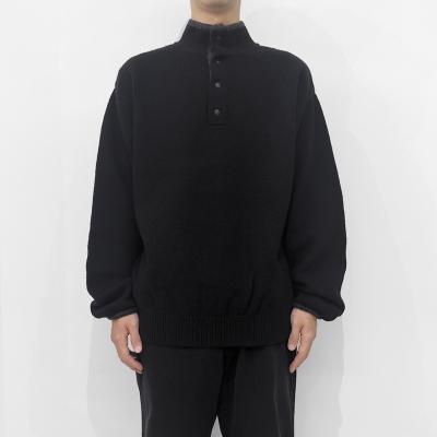 UNUSED [ US2517 (5G Wool pullover knit) ] BLACK