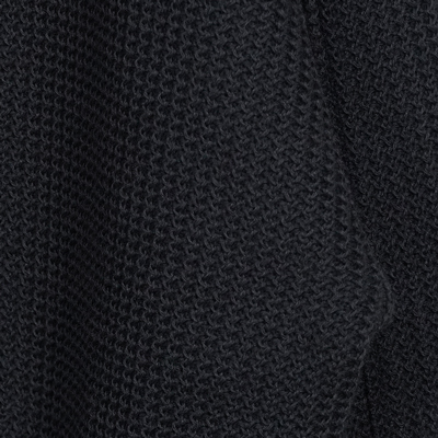 YANTOR [ Plating WoolCotton Wide Sweater ] BLACK