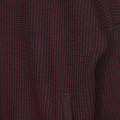 YANTOR [ Plating WoolCotton Halfzip Pullover ] RED