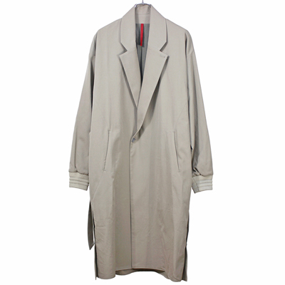 YANTOR [ Wash Wool Rib Coat ] BEIGE