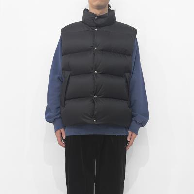 URU [ NYLON DOWN VEST ] BLACK