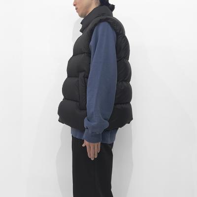 URU [ NYLON DOWN VEST ] BLACK
