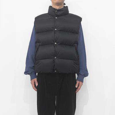 URU [ NYLON DOWN VEST ] BLACK