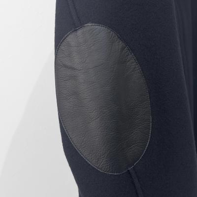 URU [ WOOL MELTON ZIP UP BLOUSON ] D.NAVY