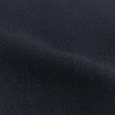 URU [ WOOL MELTON ZIP UP BLOUSON ] D.NAVY