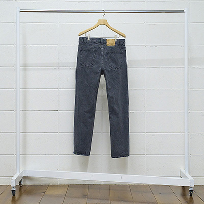 UNUSED [ UW1112 (14oz denim five pockets pants) ] BLACK