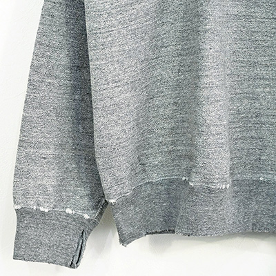 UNUSED [ US2268 (Damaged crewneck sweatshirt) ] GRAY