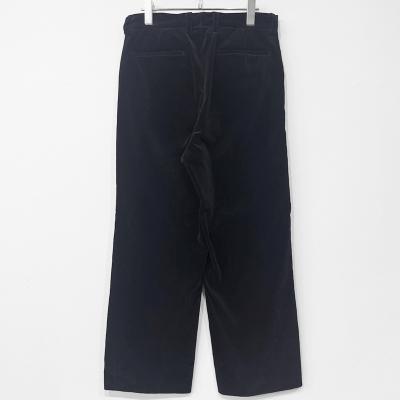 URU [ COTTON CORDUROY WIDE PANTS ] D.NAVY