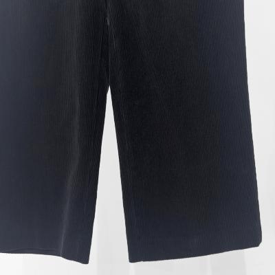 URU [ COTTON CORDUROY WIDE PANTS ] D.NAVY