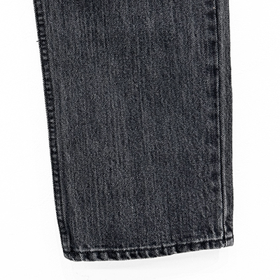 UNUSED [ UW1112 (14oz denim five pockets pants) ] BLACK