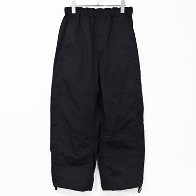 URU [ NYLON SILK EASY PANTS ] NAVY