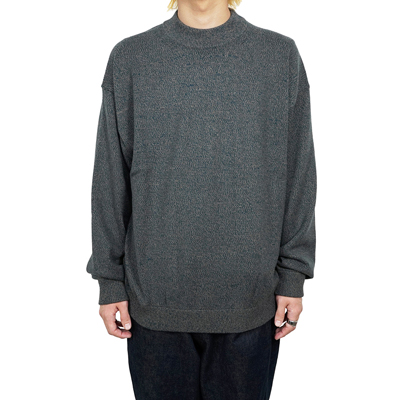 crepuscule [ Moc neck L/S ] GREEN×BROWN