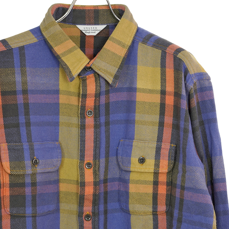 UNUSED [ US1852 (check shirt) ] BLUE CHECK | ロイド・エフ