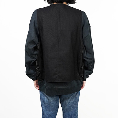 DAIRIKU [ "Alex" Leather Vest ] Black