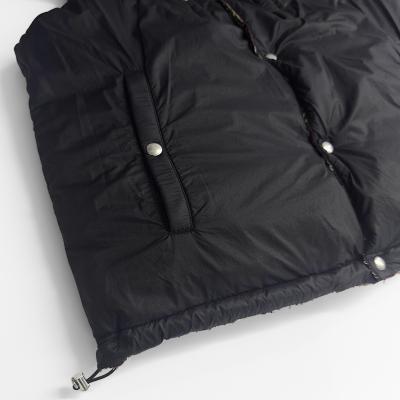 SUGARHILL [ PLAID PUFFER REVERSIBLE VEST ] WINE RED×BLACK