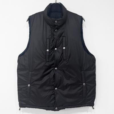 SUGARHILL [ PLAID PUFFER REVERSIBLE VEST ] DEEP GREEN×BLACK