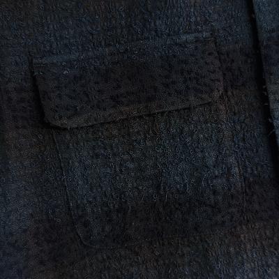 SUGARHILL [ HAIRLY PLAID OPEN COLLOR SHIRTS ] DEEP GREEN