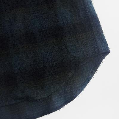 SUGARHILL [ HAIRLY PLAID OPEN COLLOR SHIRTS ] DEEP GREEN