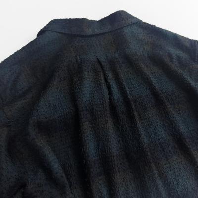SUGARHILL [ HAIRLY PLAID OPEN COLLOR SHIRTS ] DEEP GREEN