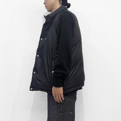 SUGARHILL [ PLAID PUFFER REVERSIBLE VEST ] DEEP GREEN×BLACK