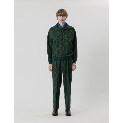 Sasquatchfabrix. [ “CURLED UP DRAGON” TRACK JACKET ] DARK GREEN