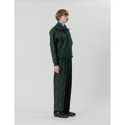 Sasquatchfabrix. [ “CURLED UP DRAGON” TRACK JACKET ] DARK GREEN