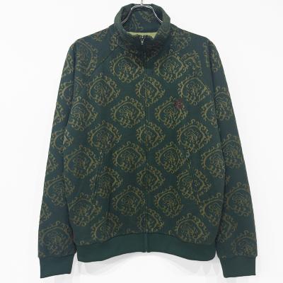 Sasquatchfabrix. [ “CURLED UP DRAGON” TRACK JACKET ] DARK GREEN