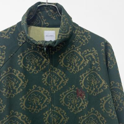 Sasquatchfabrix. [ “CURLED UP DRAGON” TRACK JACKET ] DARK GREEN