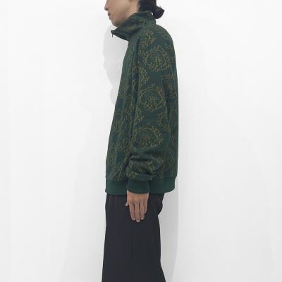 Sasquatchfabrix. [ “CURLED UP DRAGON” TRACK JACKET ] DARK GREEN