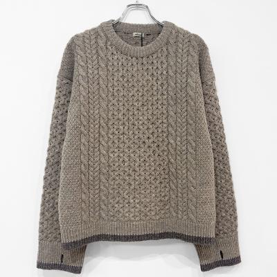 refomed [ "GUNTE" KNIT SWEATER ] BEIGE